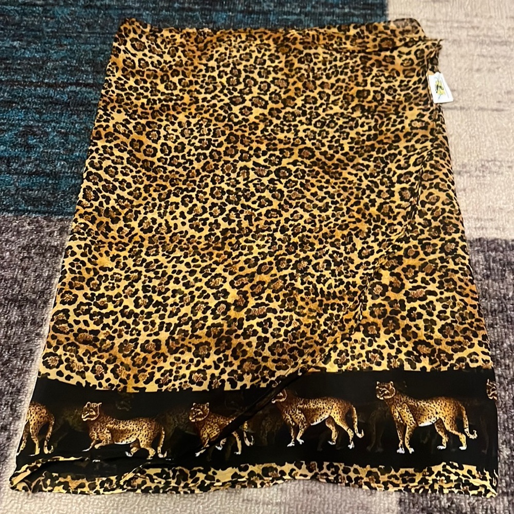 Barefoot Attitude animal print scarf